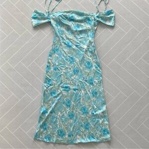 Hello Molly Green Fairy Silky Feeling The Love Maxi Dress Women’s Size 8